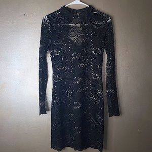 Elegant Lace Long Sleeve Dress